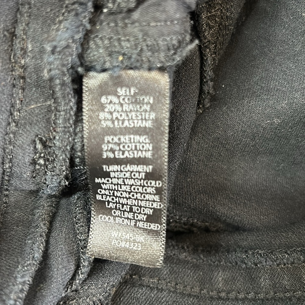 Betabrand Skinny Leg Jeans Women's‎ Small Long Black 4 Pocket Denim W1545-BK - Picture 9 of 9